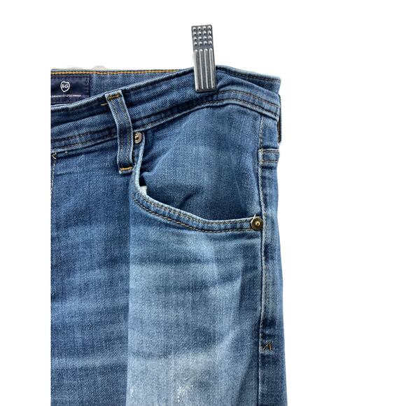 AG Adriano Goldschmied Distressed Blue Denim The Everett Jeans Men's Size 34x32 - Picture 9 of 16